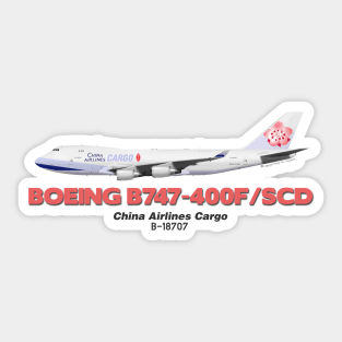 Boeing B747-400F/SCD - China Airlines Cargo Sticker